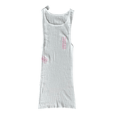 Chrome Hearts White & Pink T - Bar Logo Tank Top - Morely TrendsChrome Hearts Type here:)