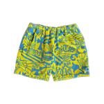 Chrome Hearts Yellow & Blue Print Towel Shorts - Morely TrendsChrome Hearts Type here:)
