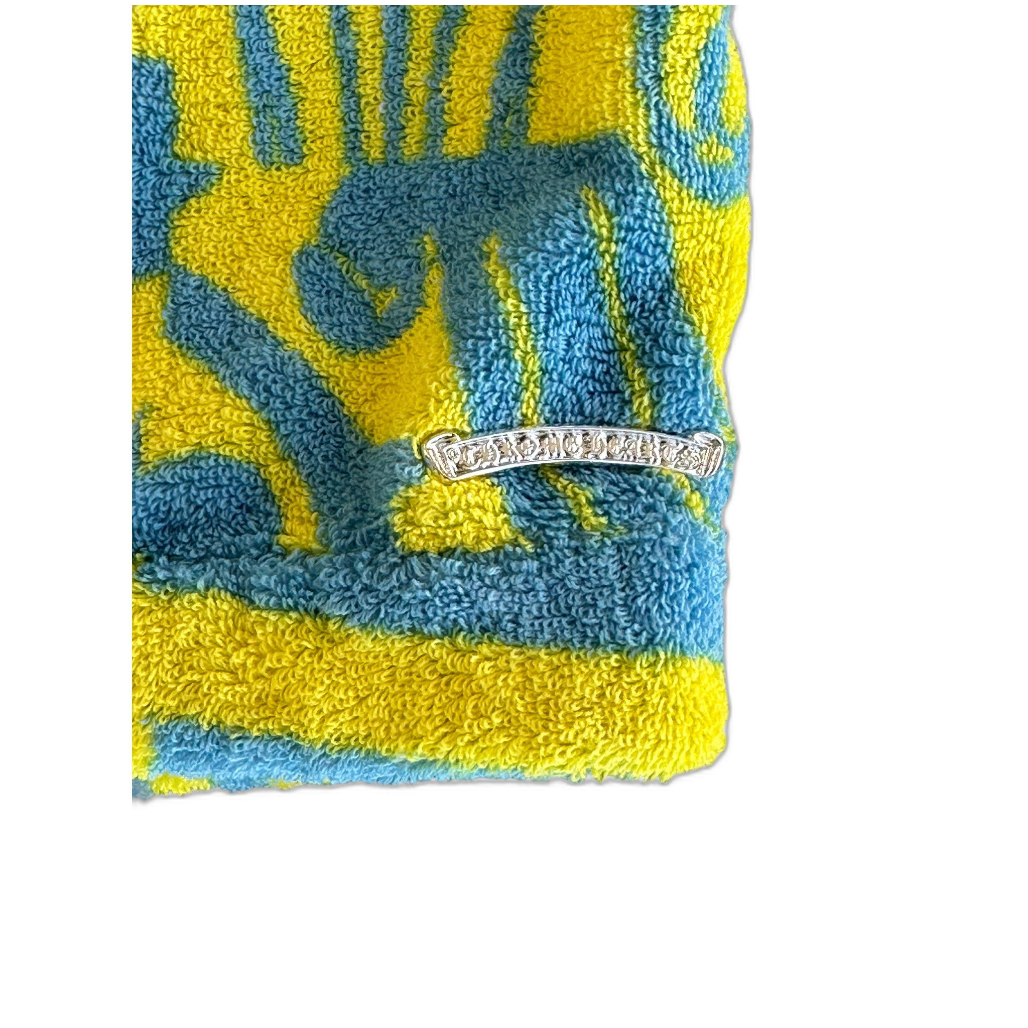 Chrome Hearts Yellow & Blue Print Towel Shorts - Morely TrendsChrome Hearts Type here:)