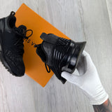 Louis Vuitton Men’s VNR Black Trainers - Uk 8