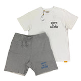 Gallery Dept Men’s White T-shirt & Shorts Set - XL