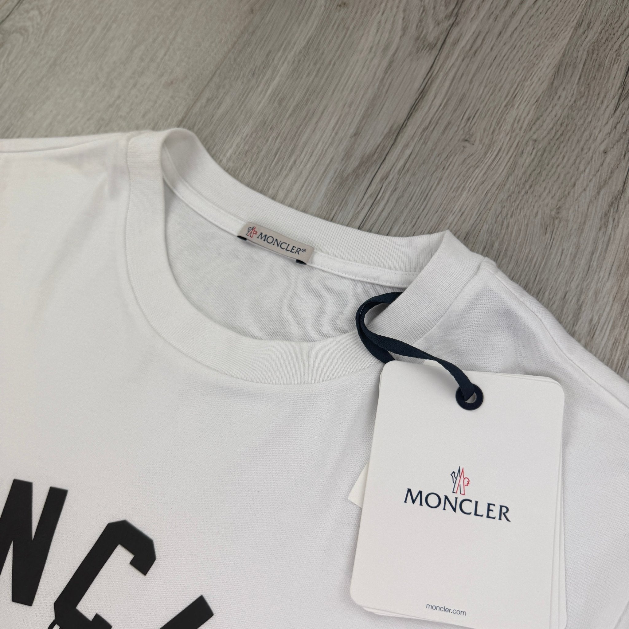 Moncler Men’s ‘Boxing Club’ White T-shirt - Large - Morely TrendsMoncler Type here:)