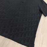 Dior Men’s Navy Oblique Towel Polo Shirt - Small (Fit Medium)