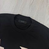 Amiri Men’s Black T-shirt With White Logo