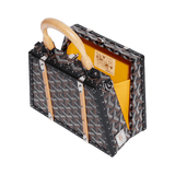 Goyard Saigon Mini Trunk Bag Black