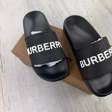Burberry Logo Men’s Black Sliders