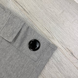 Cp Company Men’s Grey Shorts & Black T-shirt Set
