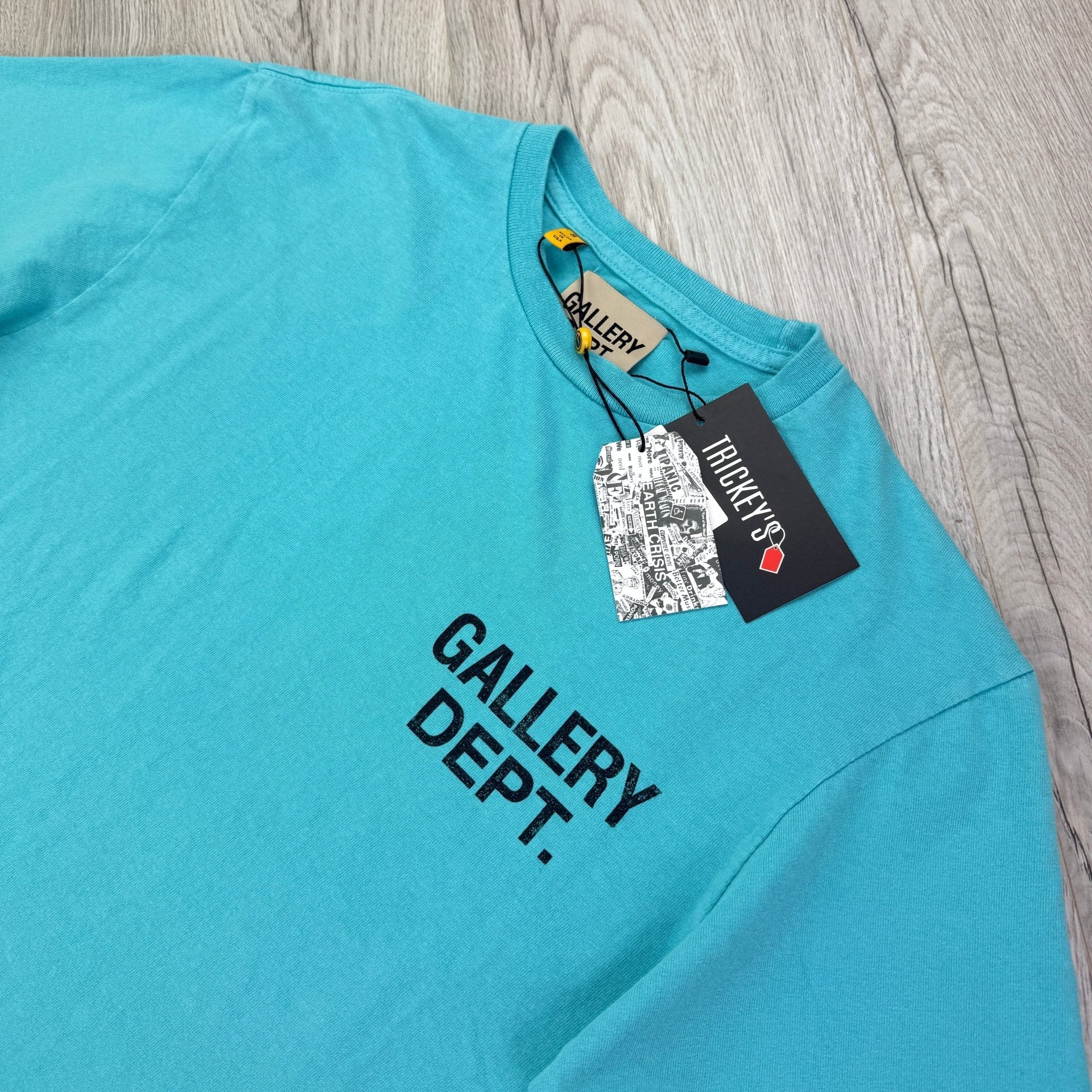 Gallery Dept Men’s Turquoise T-shirt - Morely TrendsGallery Dept Type here:)