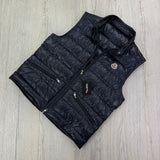 Moncler Men’s Navy GUI Gilet - Size 1