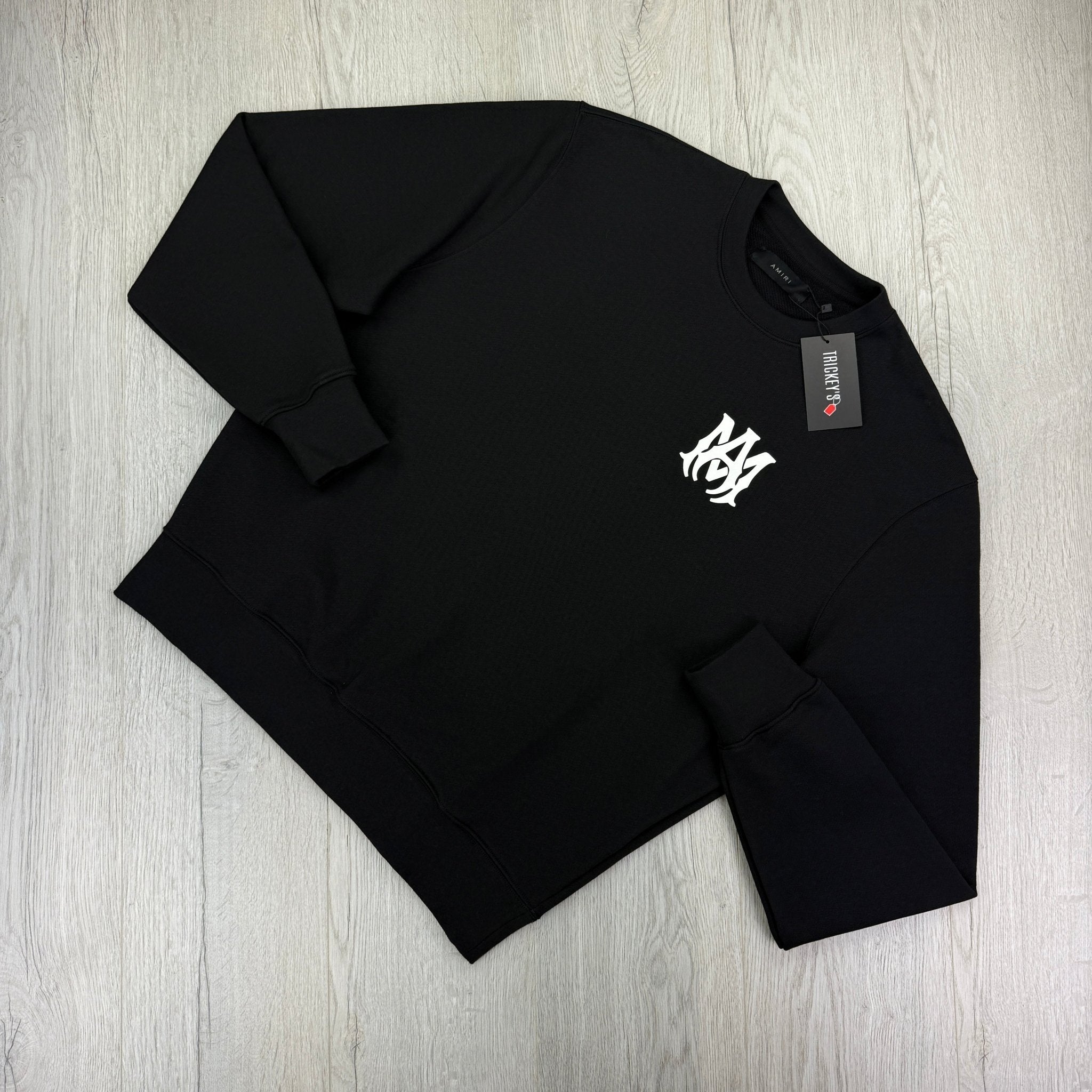 Amiri Men’s Black MA Logo Crewneck Jumper - Morely TrendsAmiri Type here:)