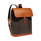 Goyard Alpin MM Backpack Black Tan