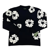 Denim Tears Men’s Black Longsleeve T-shirt - Medium