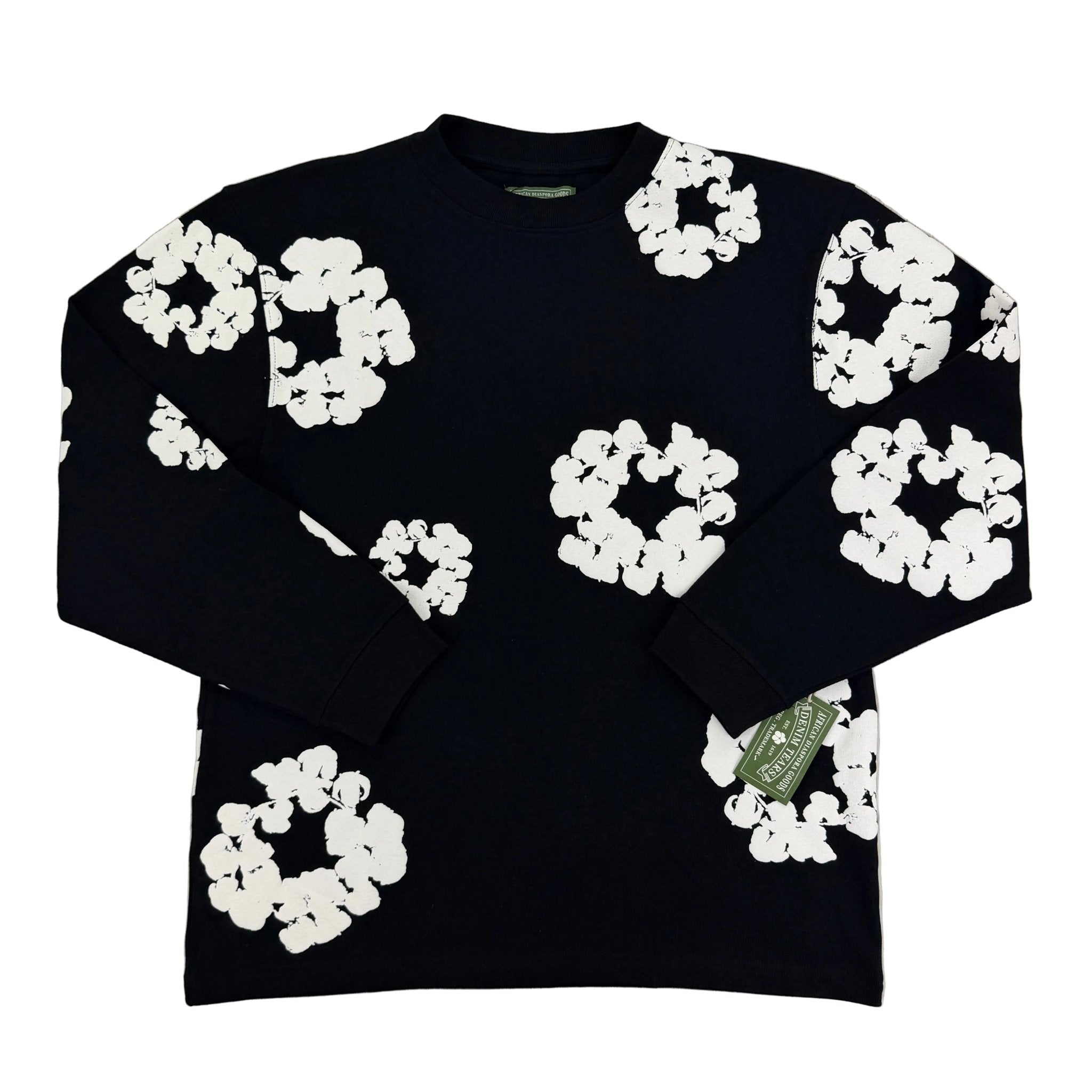 Denim Tears Men’s Black Longsleeve T-shirt - Medium - Morely TrendsDenim Tears Type here:)