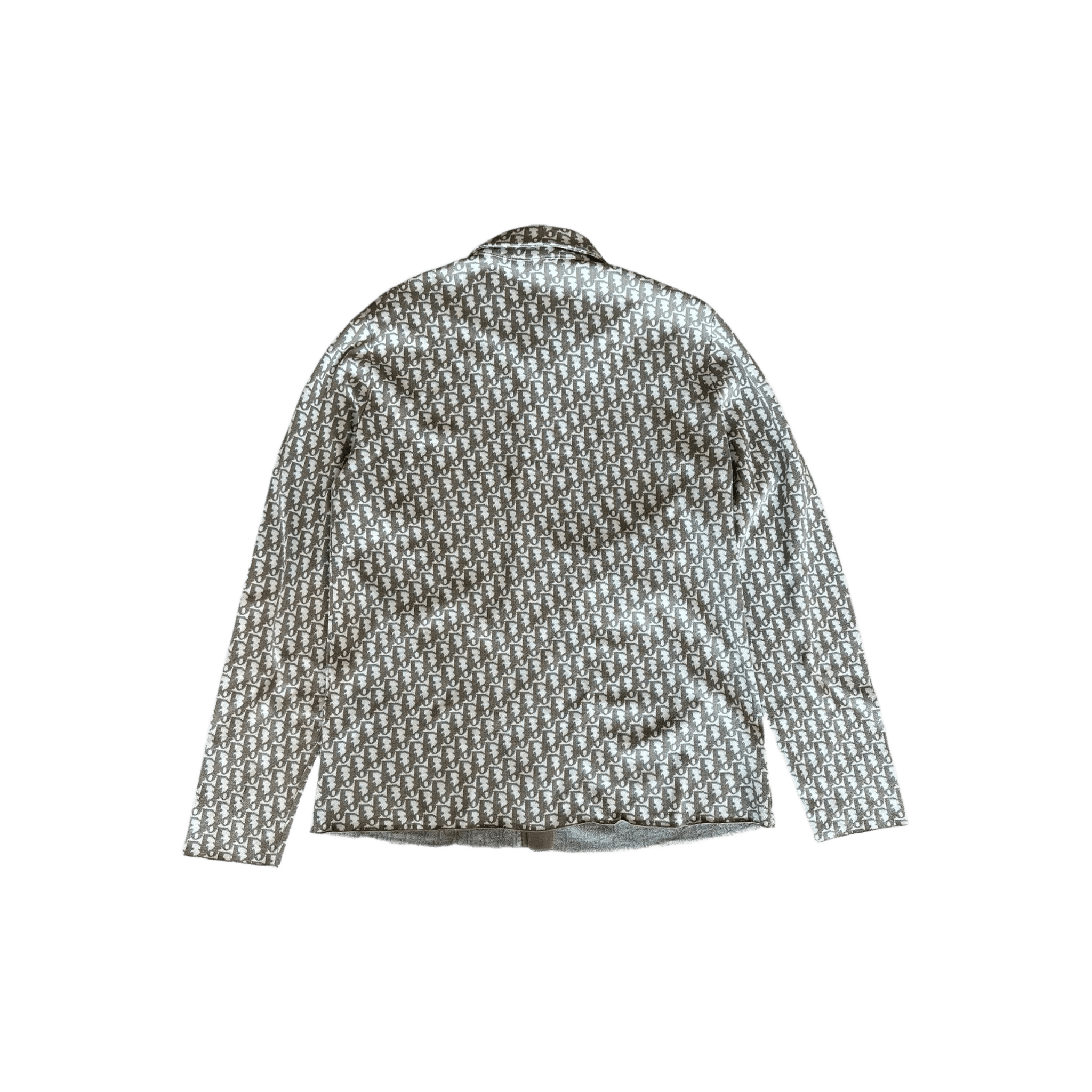 Dior Beige & Brown Oblique Button Up Shirt - Morely TrendsDior Type here:)
