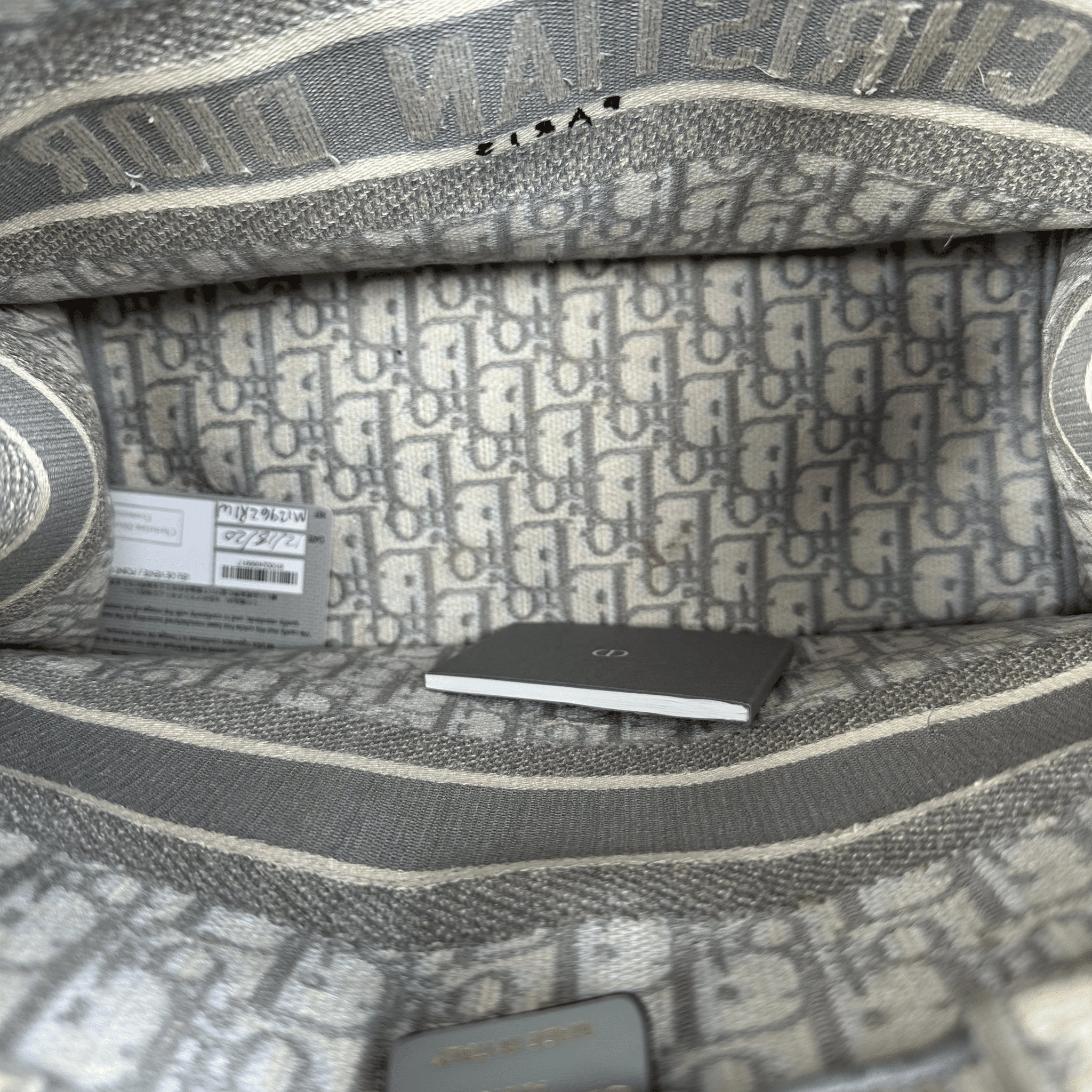 Dior Beige & Grey Oblique Medium Book Tote - Morely TrendsDior Type here:)