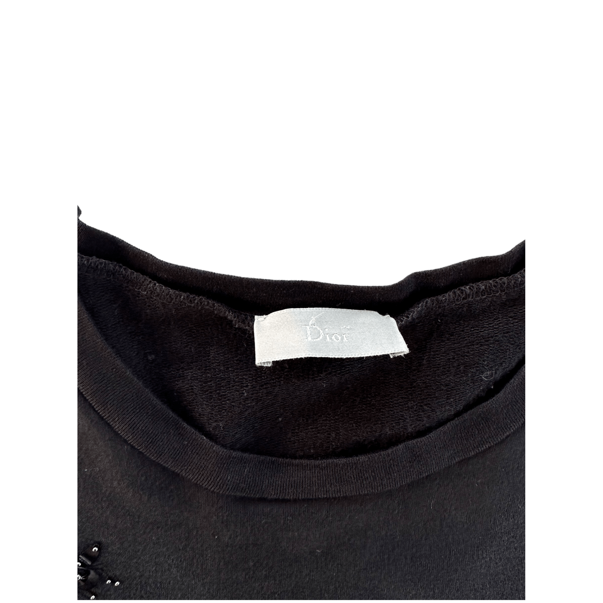 Dior Black Embroidered Bees T-Shirt - Morely TrendsDior Type here:)