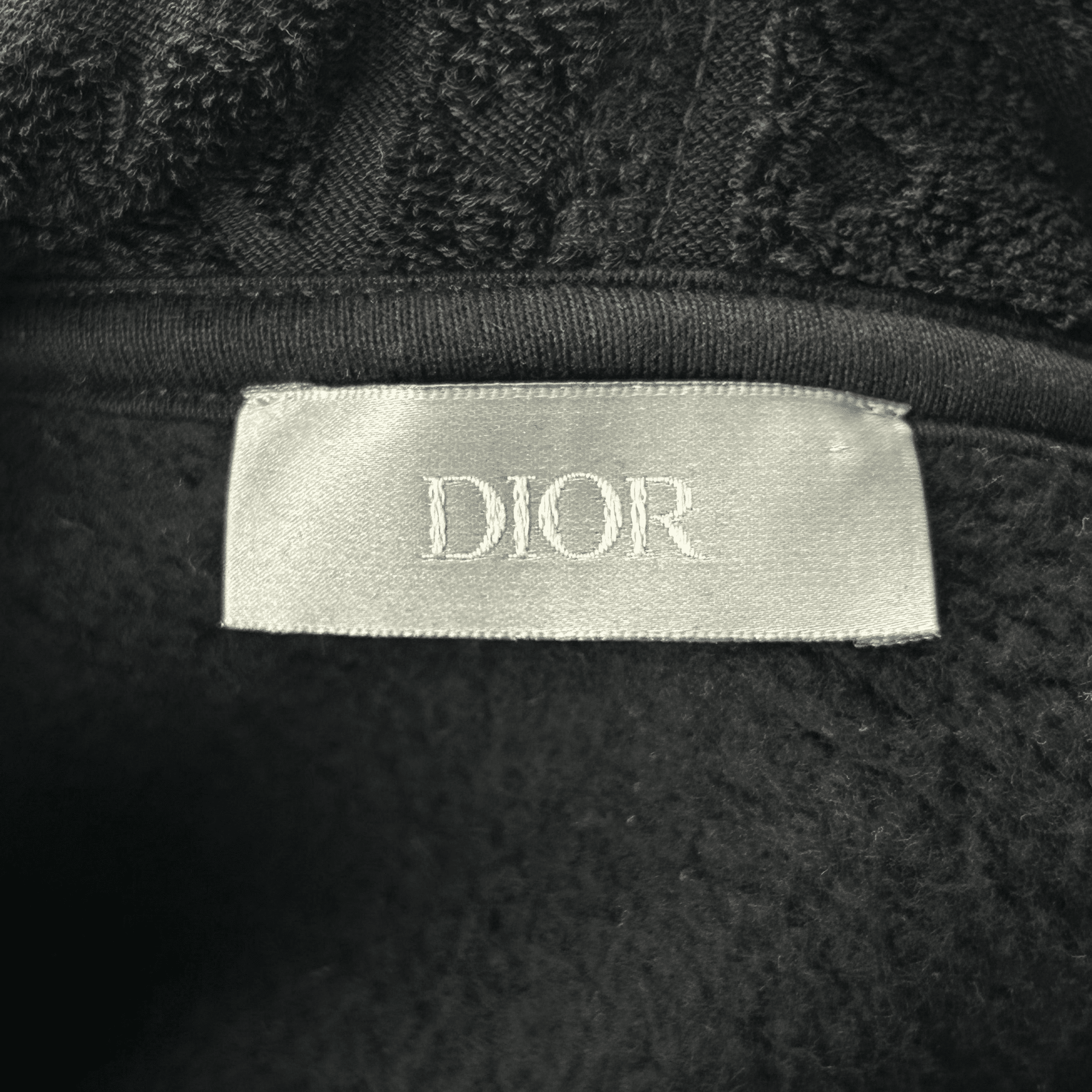 Dior Black Oblique Towel Hoodie - Morely TrendsDior Type here:)