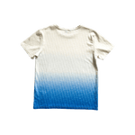 Dior Blue & White Gradient Oblique T-Shirt - Morely TrendsDior Type here:)