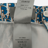 Dior Blue & White Oblique Bermuda Silk Shorts - Morely TrendsDior Type here:)