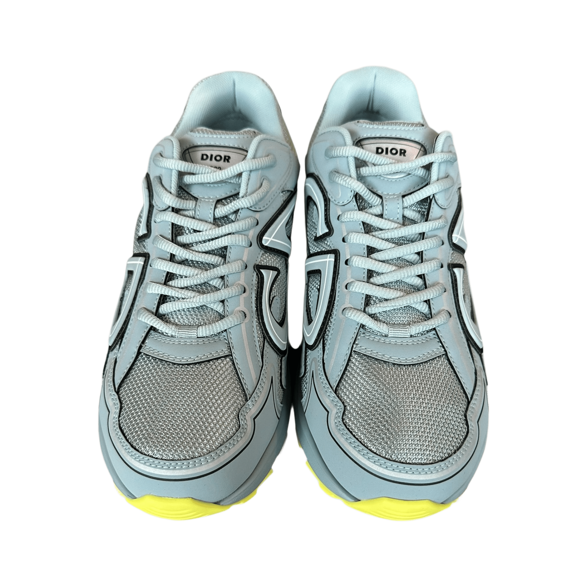 Dior Blue & Yellow B30 Sneakers - Morely TrendsDior Type here:)