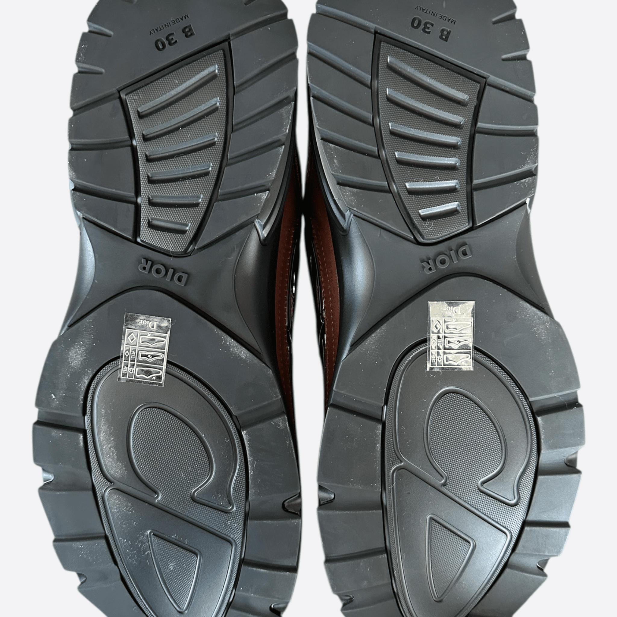 Dior Brown & Black Leather B30 Sneakers - Morely TrendsDior Type here:)