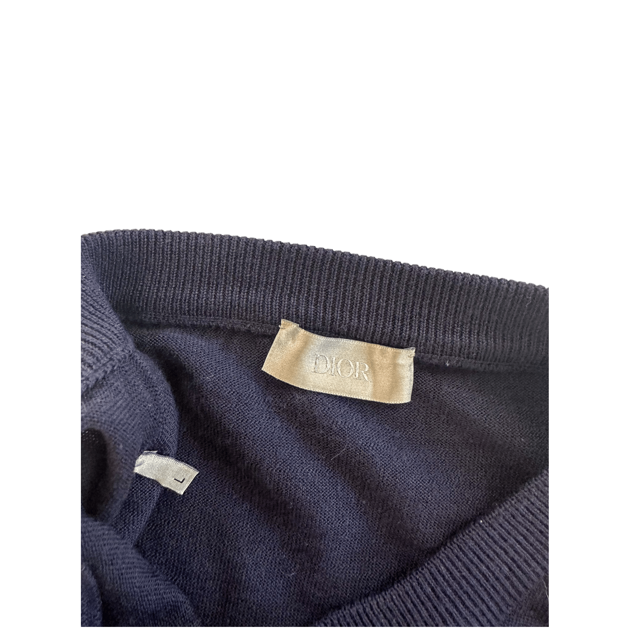 Dior Daniel Arsham Navy Wool Knit Sweater - Morely TrendsDior Type here:)