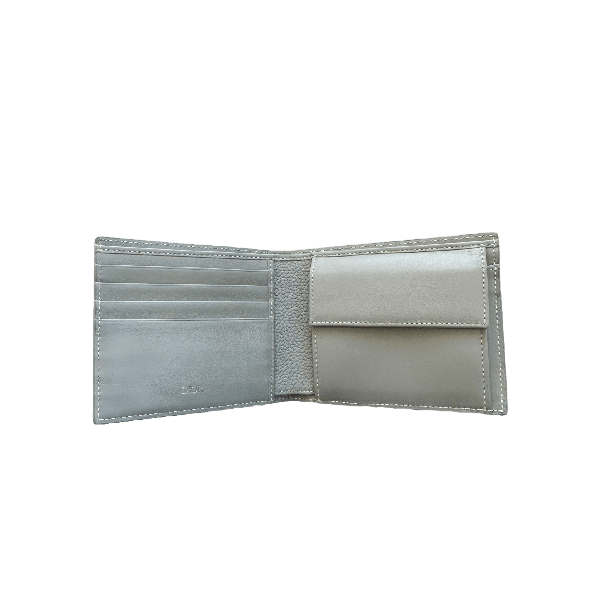 Dior Grey 1947 Calfskin Wallet - Morely TrendsDior Type here:)