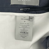 Dior Jordan Navy & White CD Logo Silk Basketball Shorts - Morely TrendsDior Type here:)