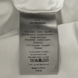Dior Judy Blame White & Black Pin Embroidered Logo Polo T-Shirt - Morely TrendsDior Type here:)