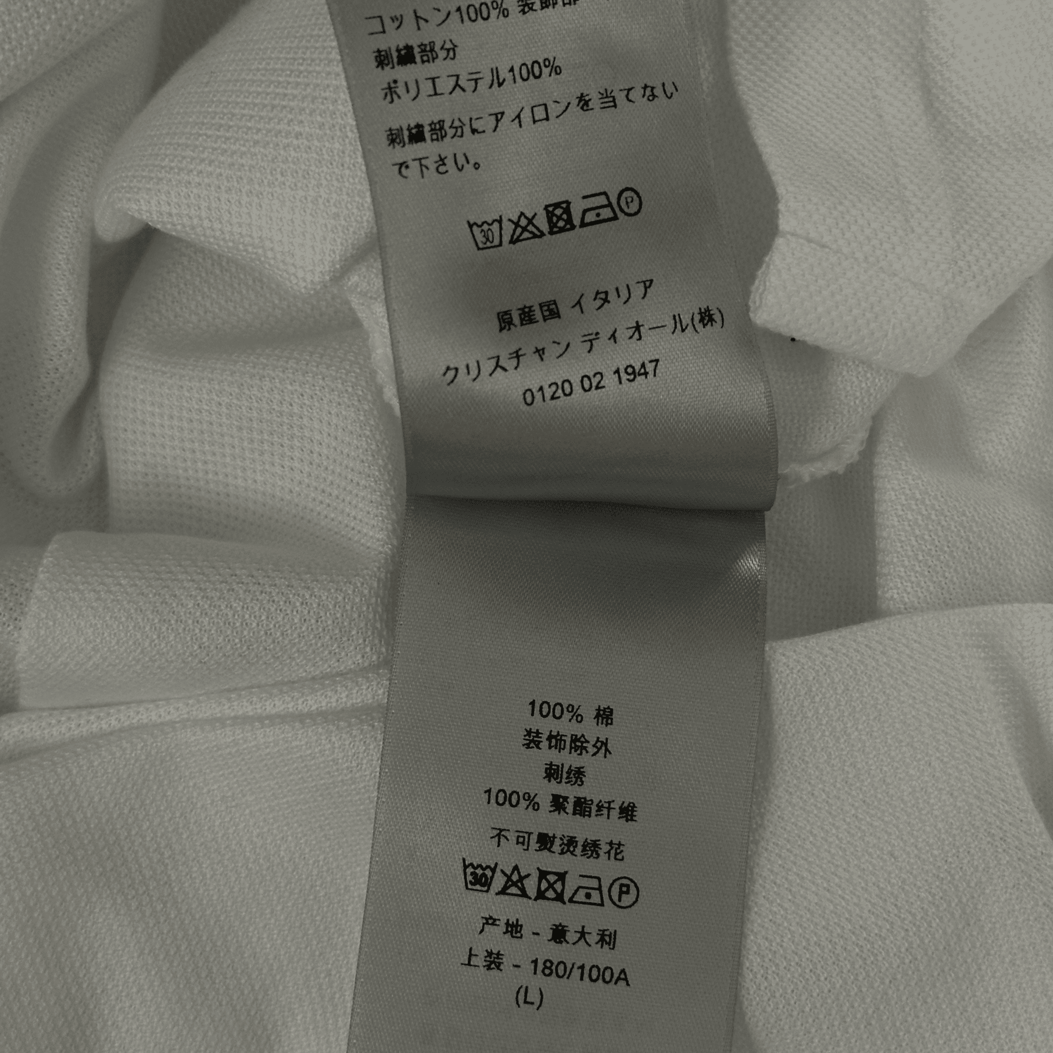 Dior Judy Blame White & Black Pin Embroidered Logo Polo T-Shirt - Morely TrendsDior Type here:)