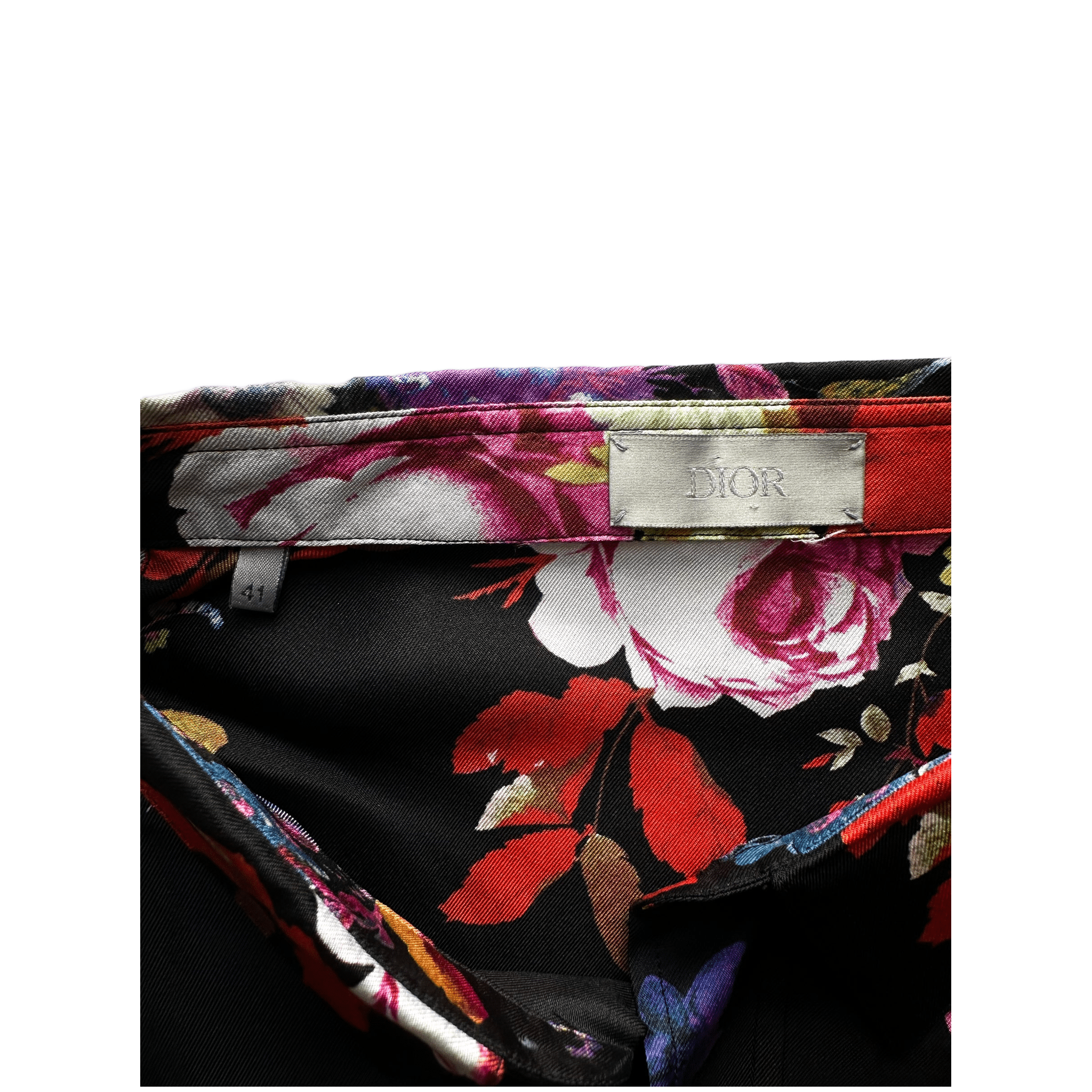 Dior Kaws Floral Print Silk Button Up Shirt - Morely TrendsDior Type here:)