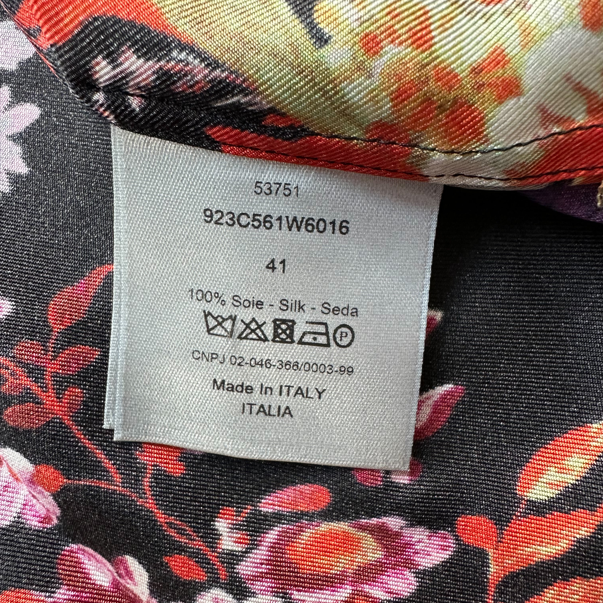 Dior Kaws Floral Print Silk Button Up Shirt - Morely TrendsDior Type here:)