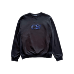Dior Kenny Scharf Black & Blue Embroidered Logo Sweater - Morely TrendsDior Type here:)