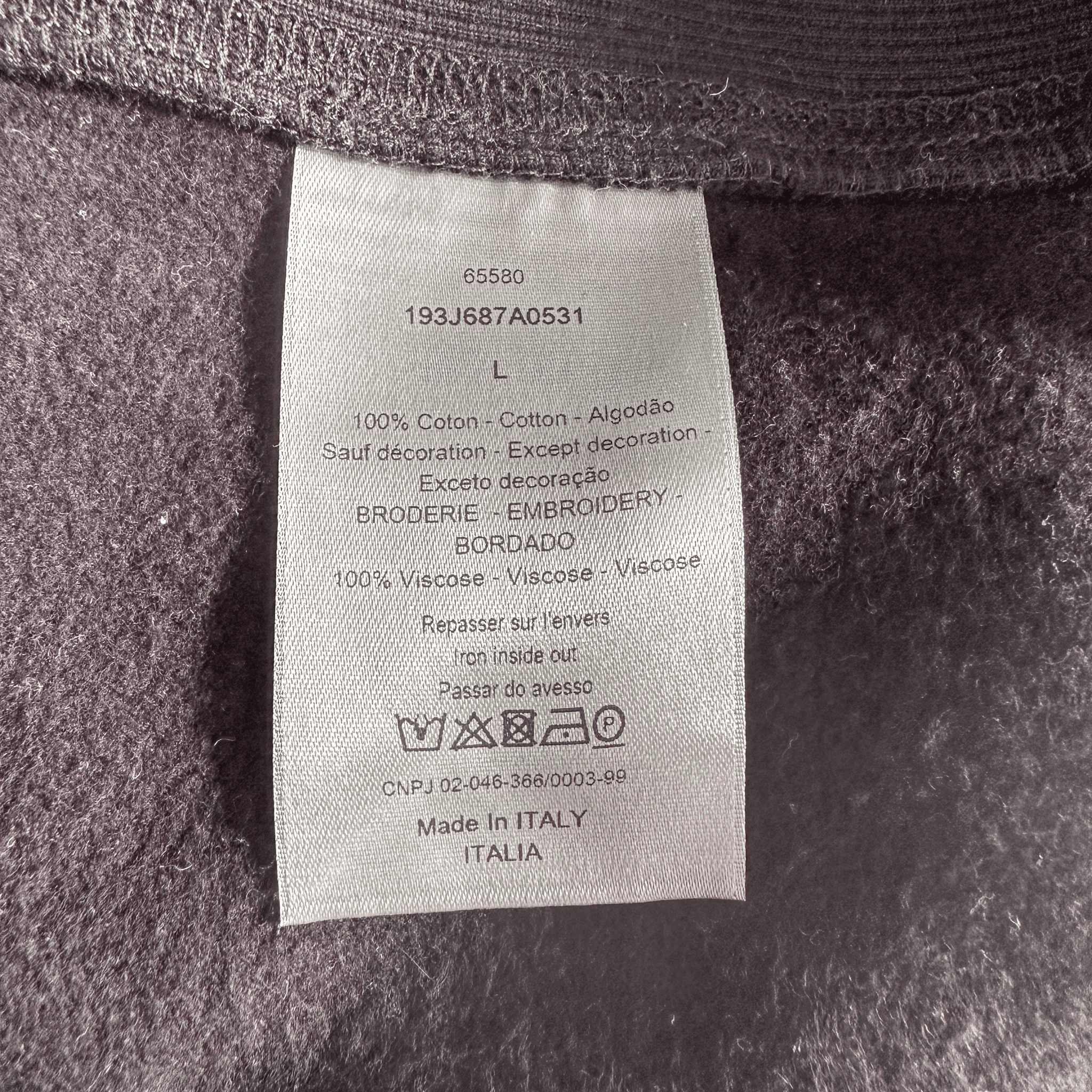 Dior Kenny Scharf Black & Blue Embroidered Logo Sweater - Morely TrendsDior Type here:)