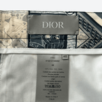 Dior Kenny Scharf Blue & White Playing Cards Silk Shorts - Morely TrendsDior Type here:)