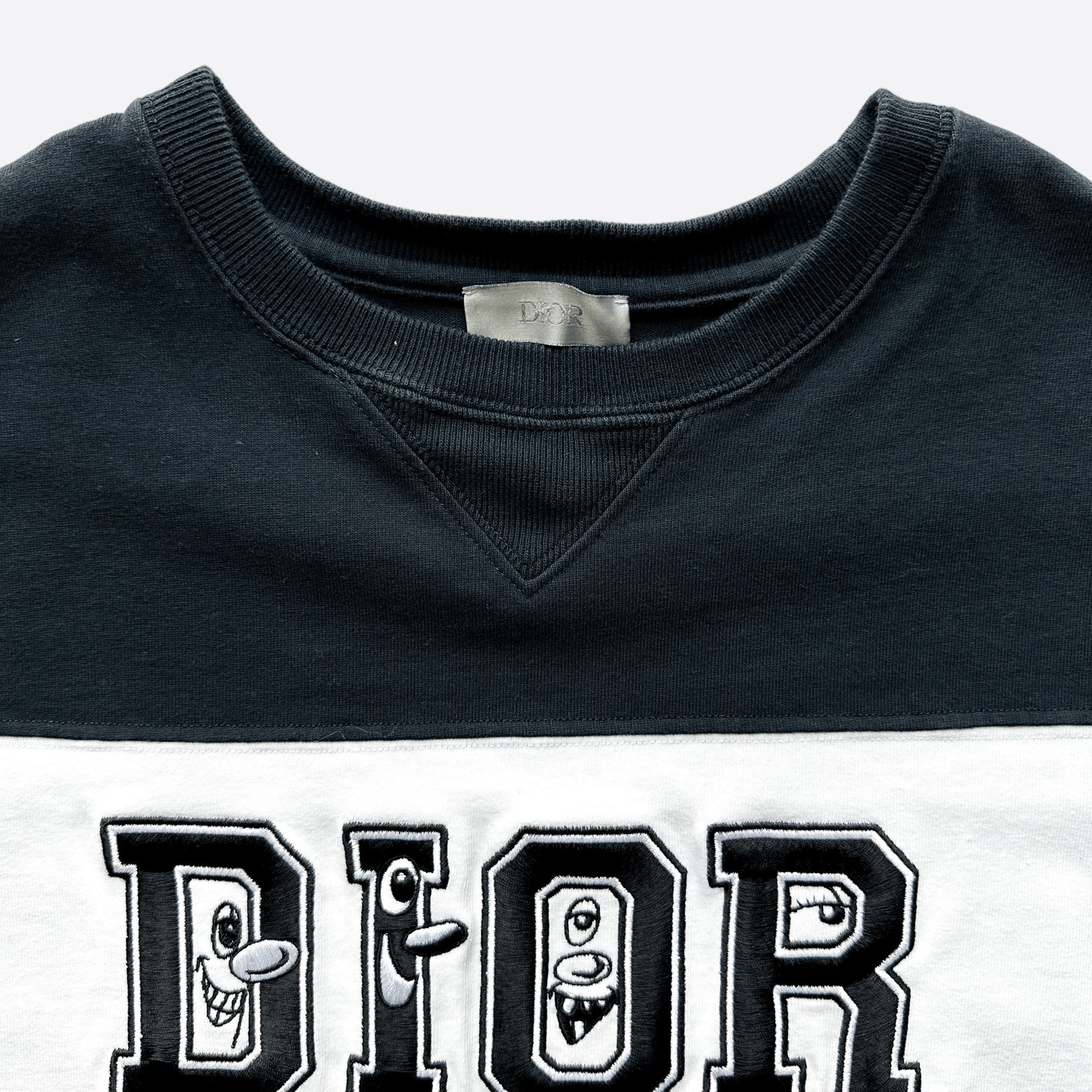 Dior Kenny Scharf Embroidered Logo T-Shirt - Morely TrendsDior Type here:)