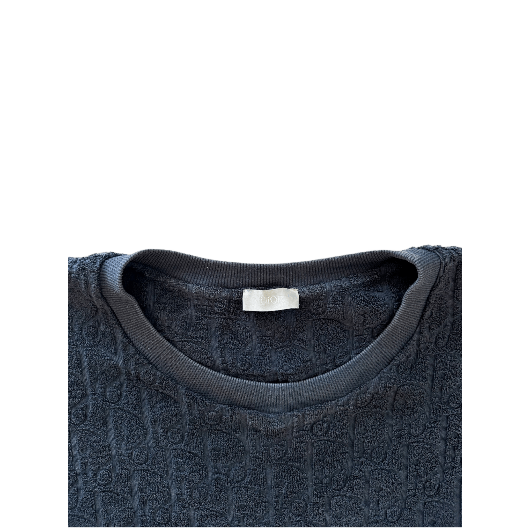 Dior Navy Oblique Towel T-Shirt - Morely TrendsDior Type here:)