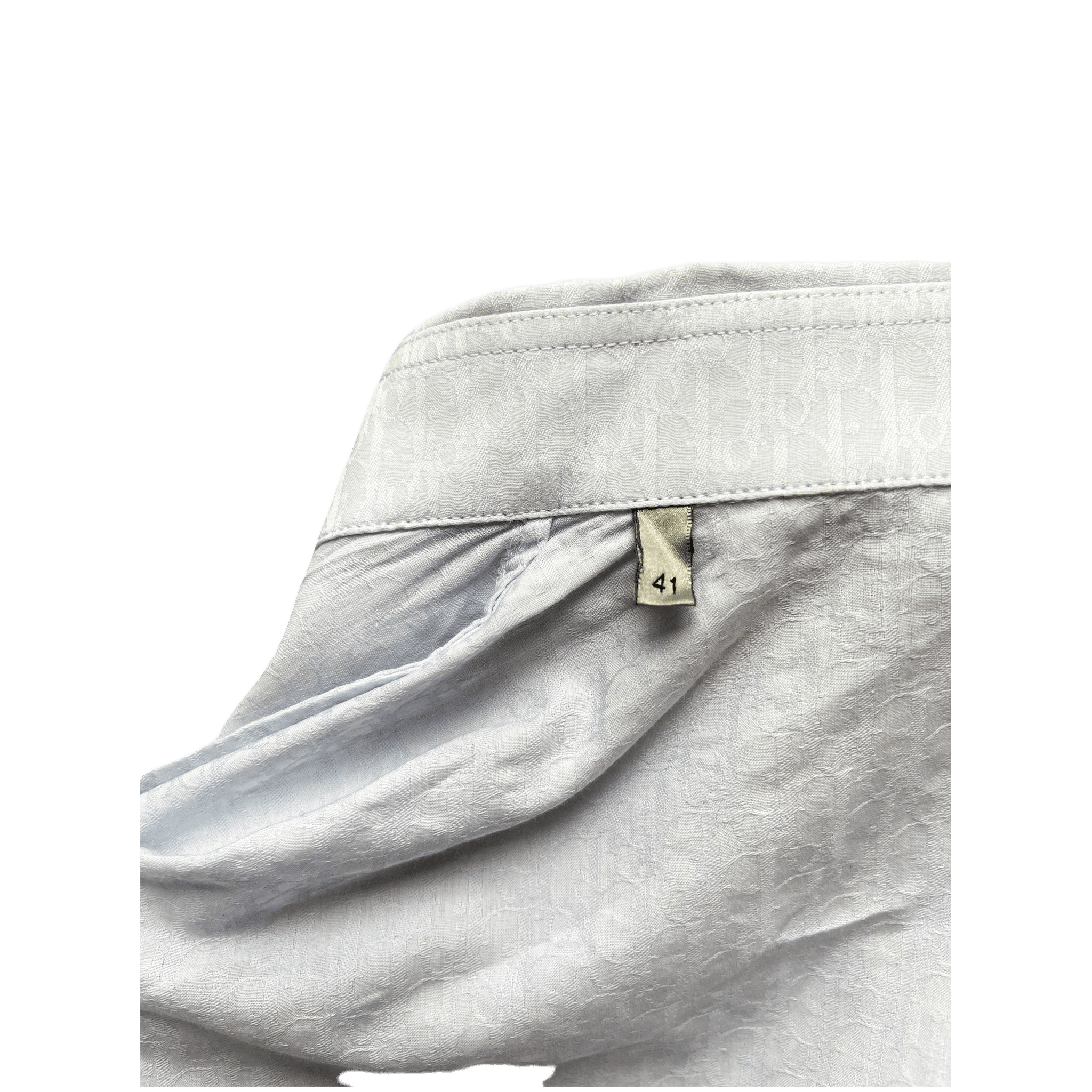 Dior Oblique Light Blue Button Up Shirt - Morely TrendsDior Type here:)