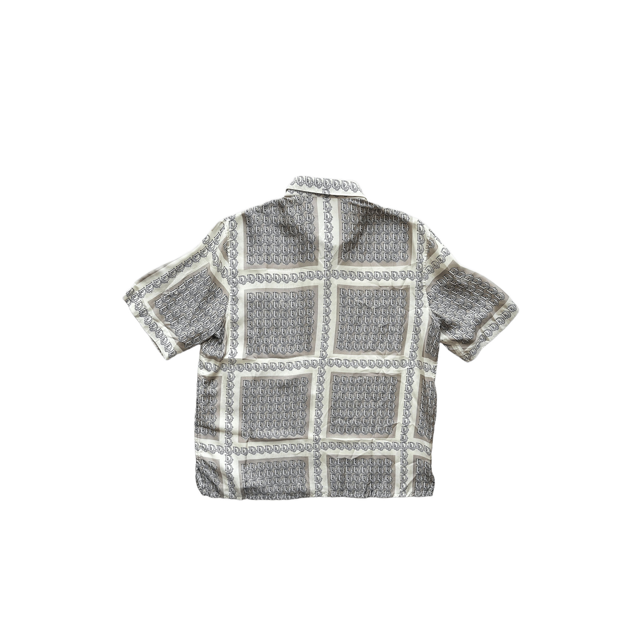 Dior Oblique Silk Short Sleeve Button Up Shirt - Morely TrendsDior Type here:)