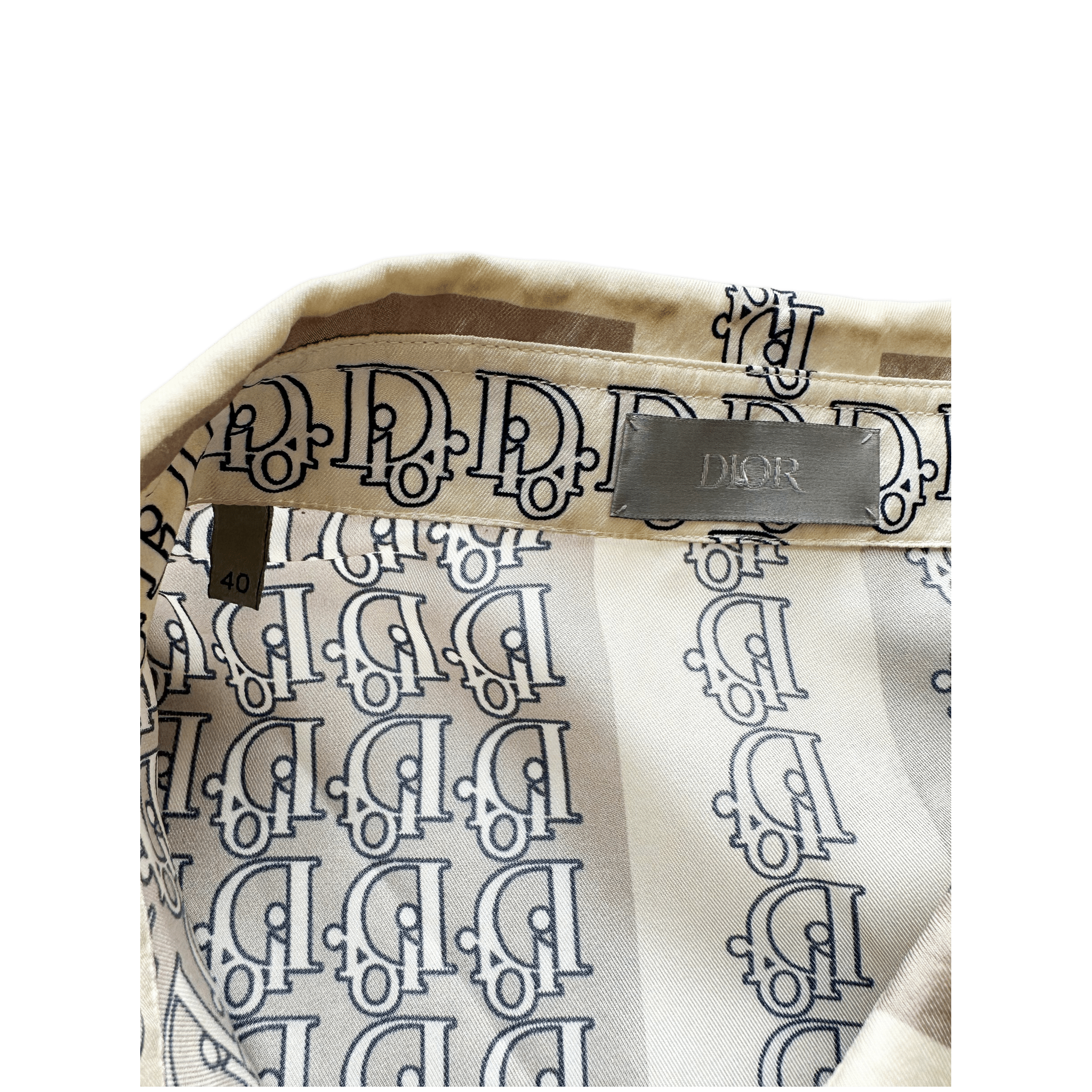 Dior Oblique Silk Short Sleeve Button Up Shirt - Morely TrendsDior Type here:)