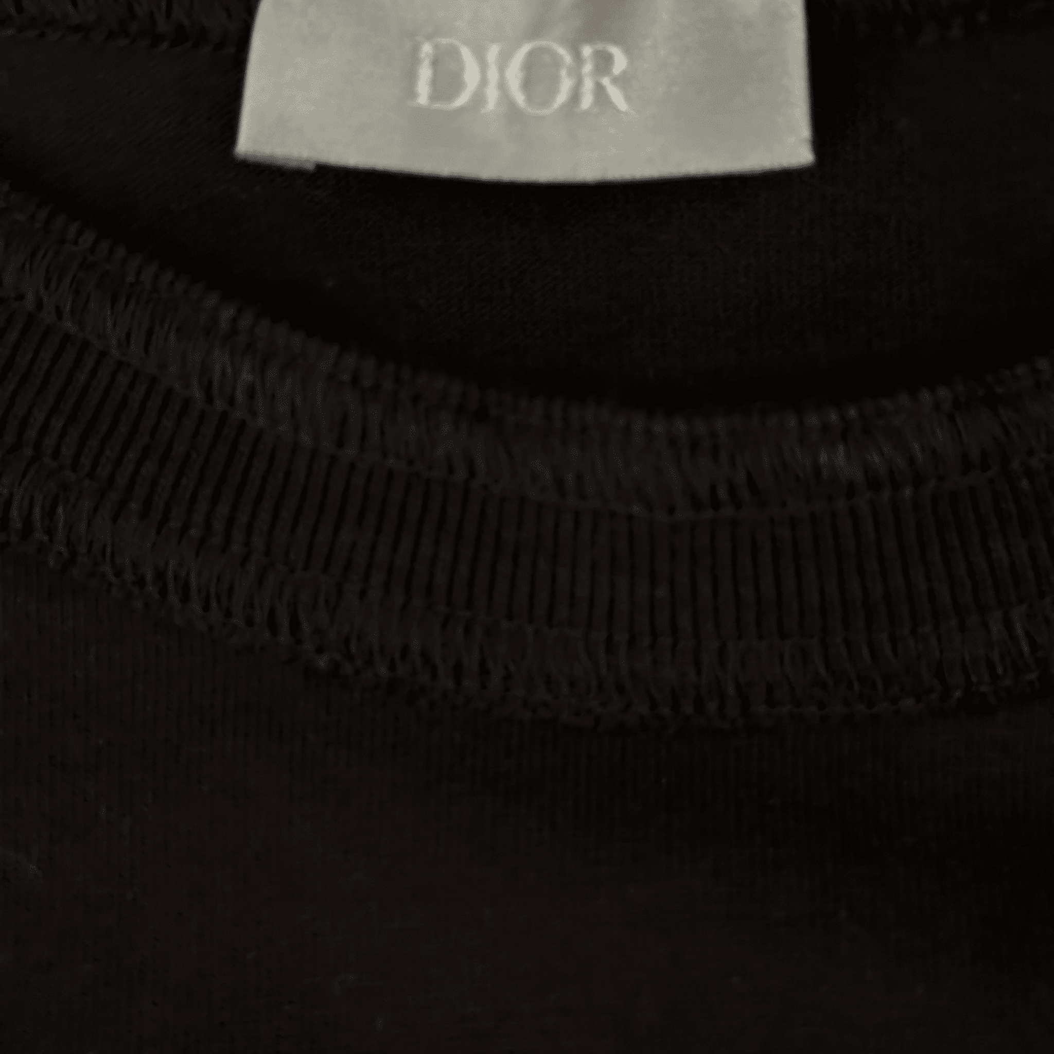 Dior Sacai Black Cotton & Nylon Embroidered Patch T-Shirt - Morely TrendsDior Type here:)