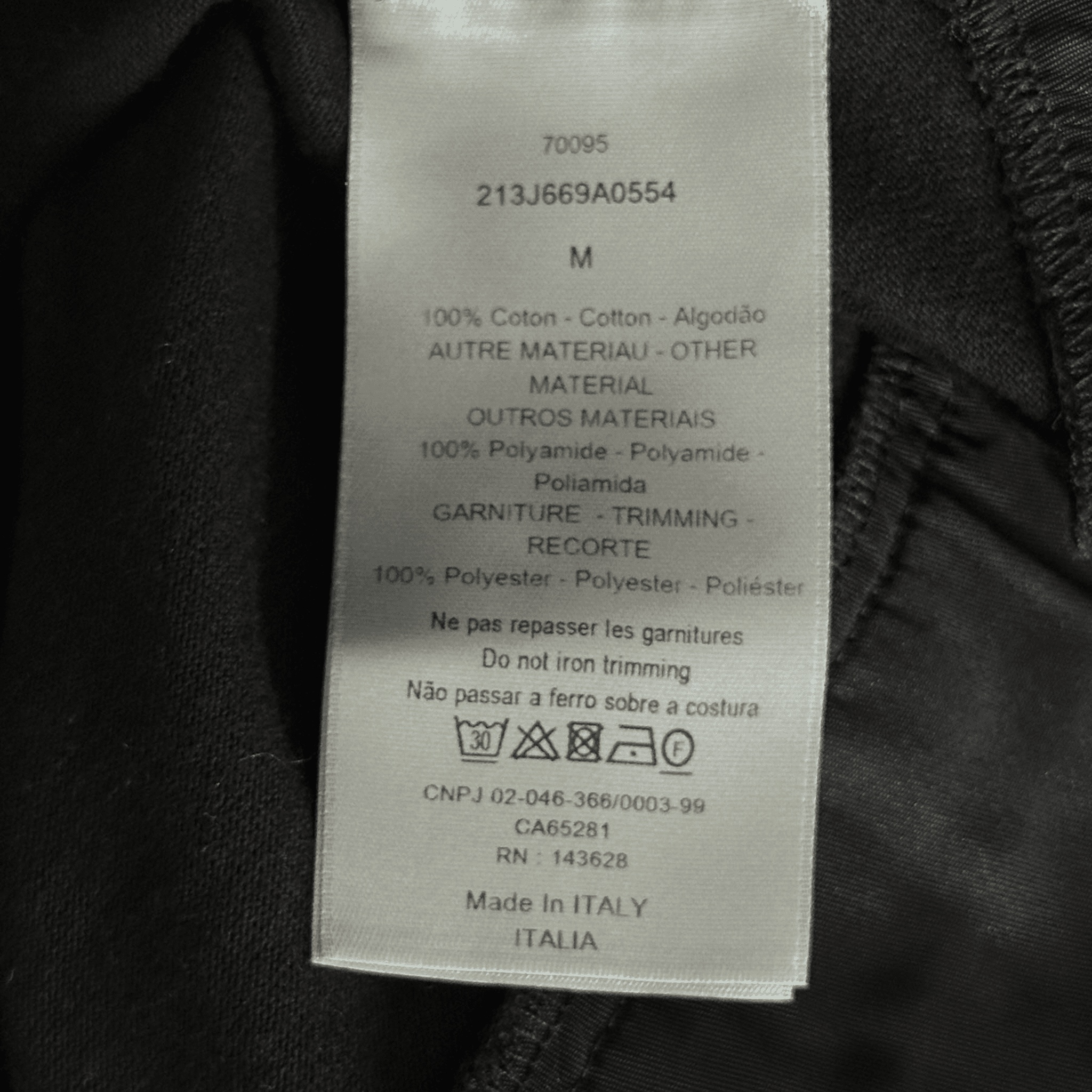 Dior Sacai Black Cotton & Nylon Embroidered Patch T-Shirt - Morely TrendsDior Type here:)