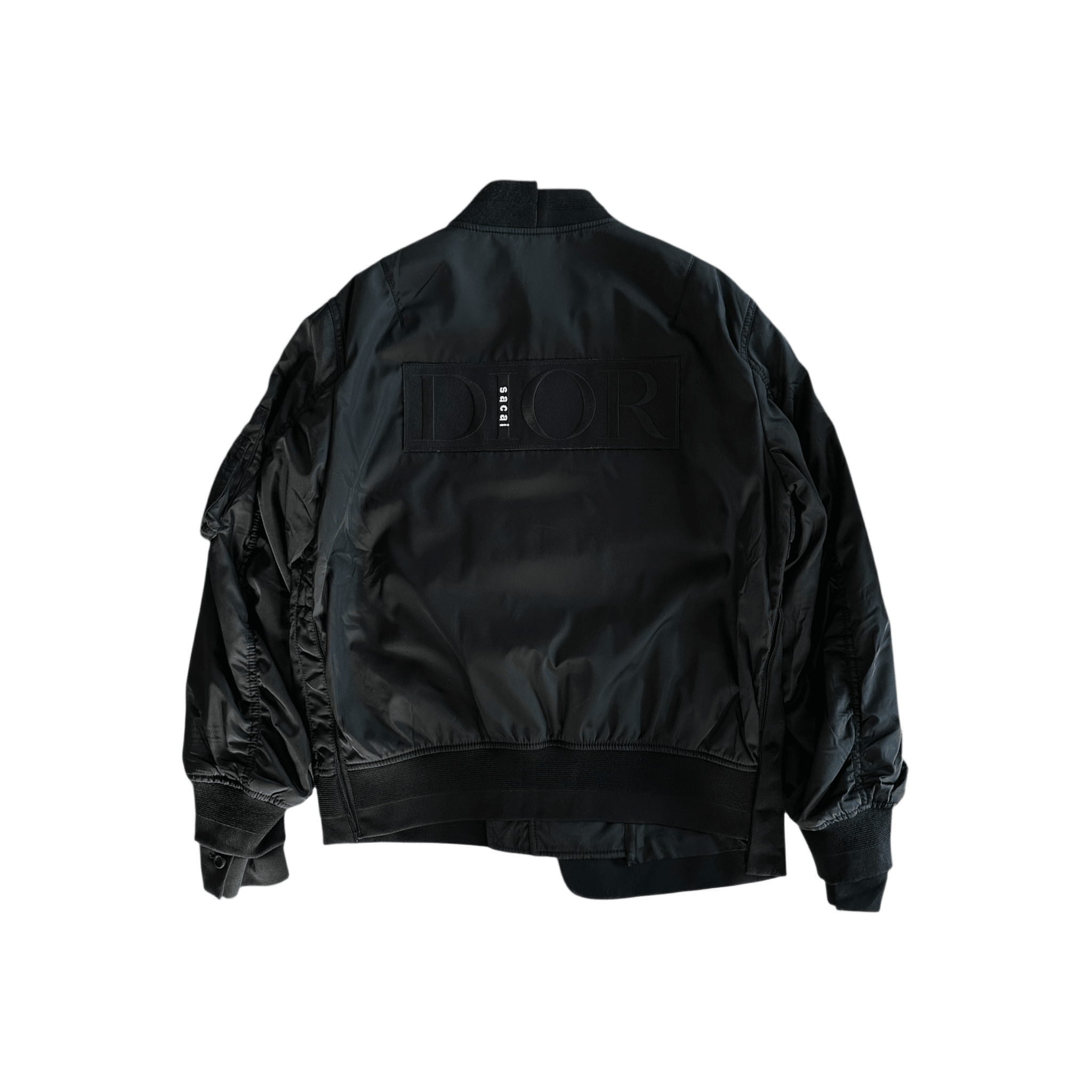 Dior Sacai Black Hybrid Blazer Bomber Jacket - Morely TrendsDior Type here:)