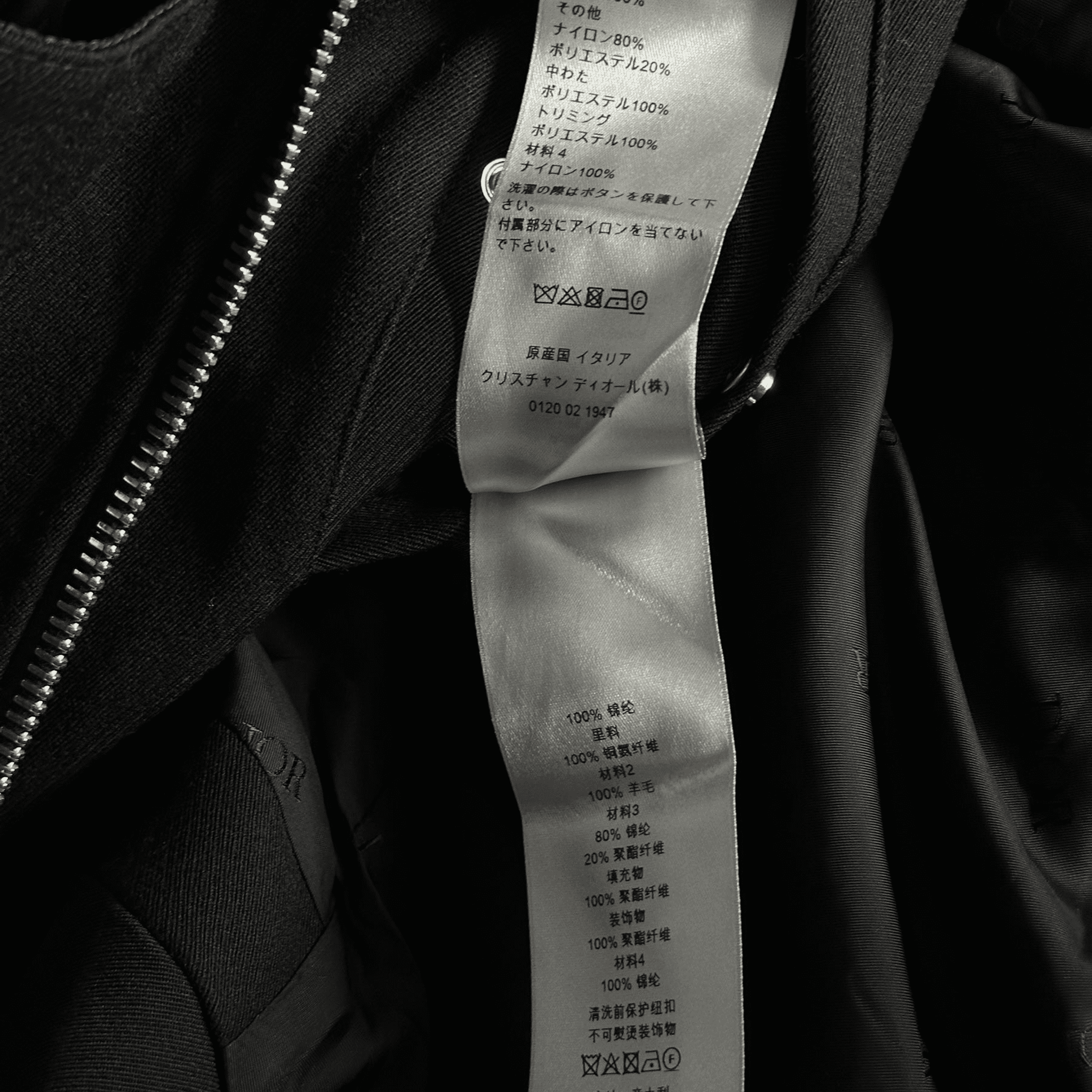 Dior Sacai Black Hybrid Blazer Bomber Jacket - Morely TrendsDior Type here:)
