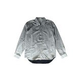 Dior White & Black Oblique Gradient Button Up Shirt - Morely TrendsDior Type here:)