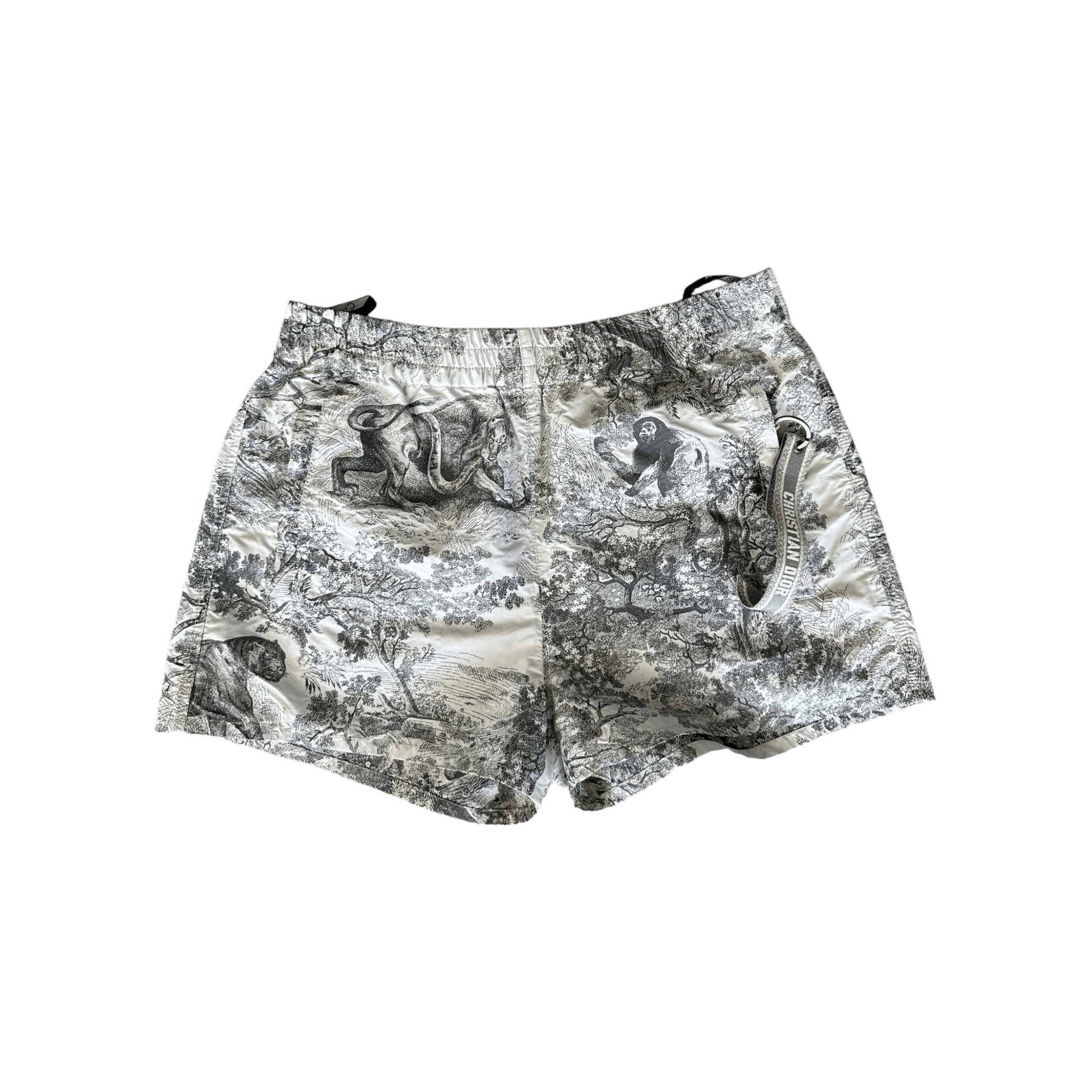 Dior White & Grey Toile de Jouy Dioriviera Women's Shorts - Morely TrendsDior Type here:)