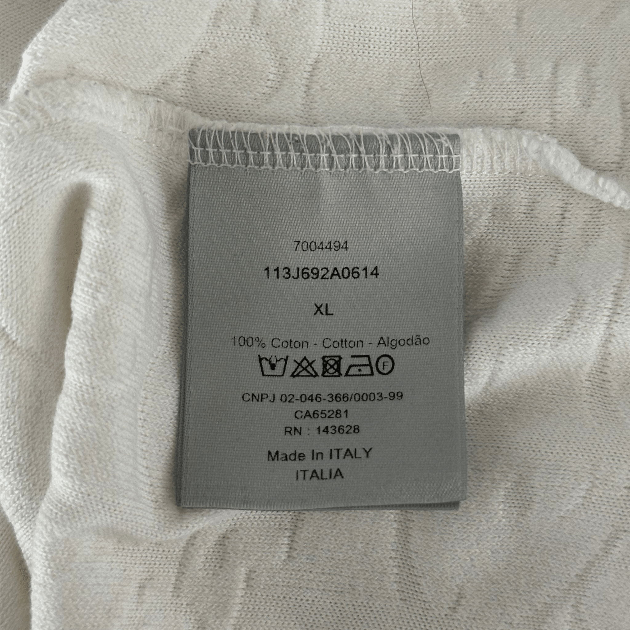 Dior White Oblique Towel T-Shirt - Morely TrendsDior Type here:)
