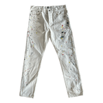 Dior White Paint Splatter Slim Jeans - Morely TrendsDior Type here:)