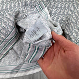 Dior Oblique Men’s Button-up Short Sleeve Silk Shirt - 38 (Fit Small/Medium)