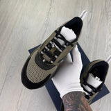Dior B22 Men’s Khaki Grey Runners - 42.5 (Fit Uk 8)